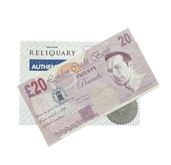 Doctor Who - Production Made Prop 20 Pounds Bank Note / Money from the Runaway Bride David Tennant - Image 2