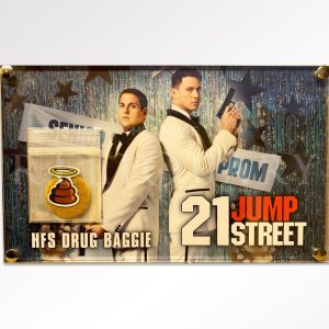 21 JUMP STREET - HFS PRODUCTION USED DRUG BAGGIE-CUSTOM DISPLAY
