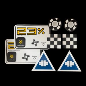 Mega-City One Cab Reproduction Decals