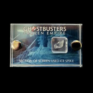 Ghostbusters Frozen Empire Section of Screen Used Ice Spike - mini display with COA.