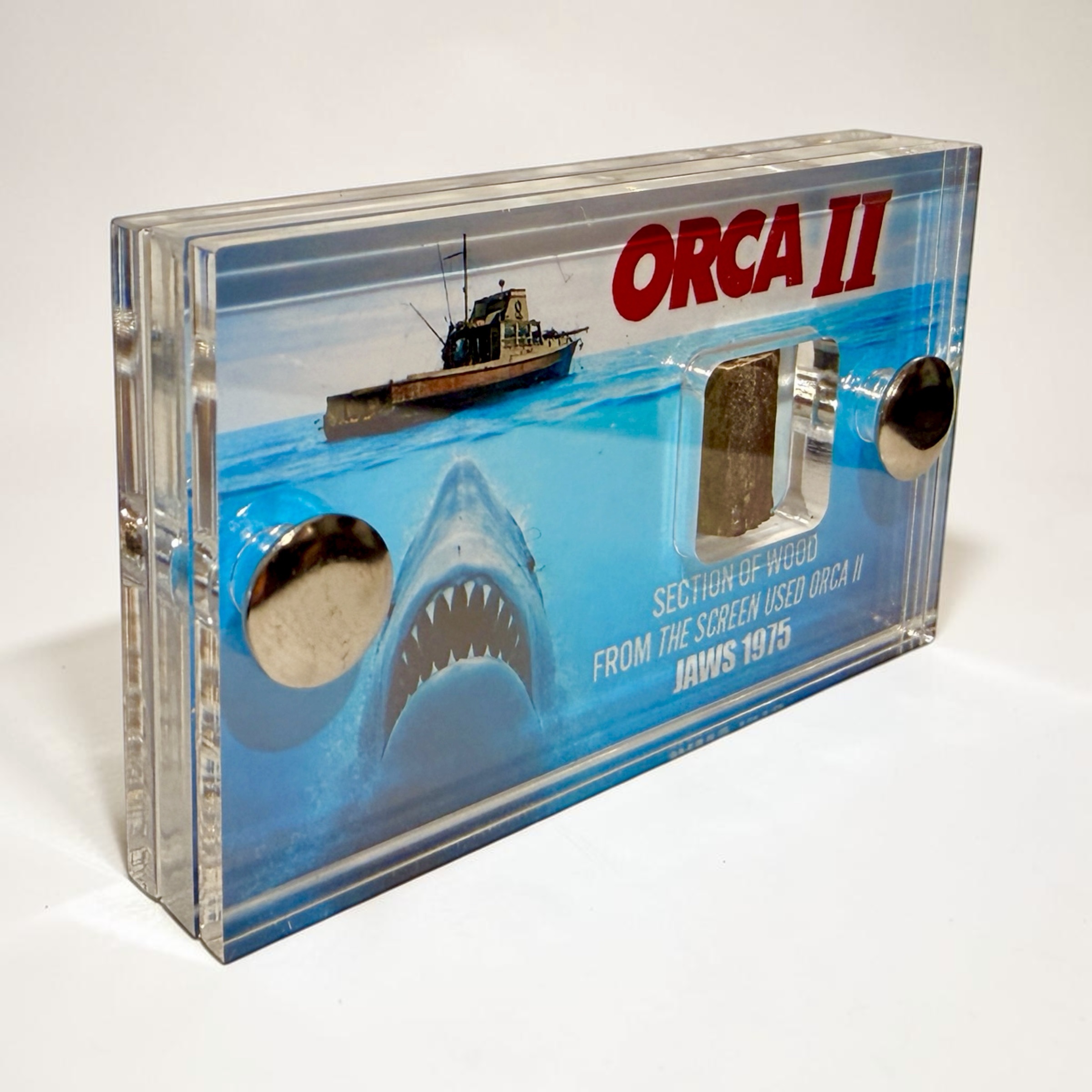 Jaws - Section of The Screen Used Wood from the Orca II - Image 2
