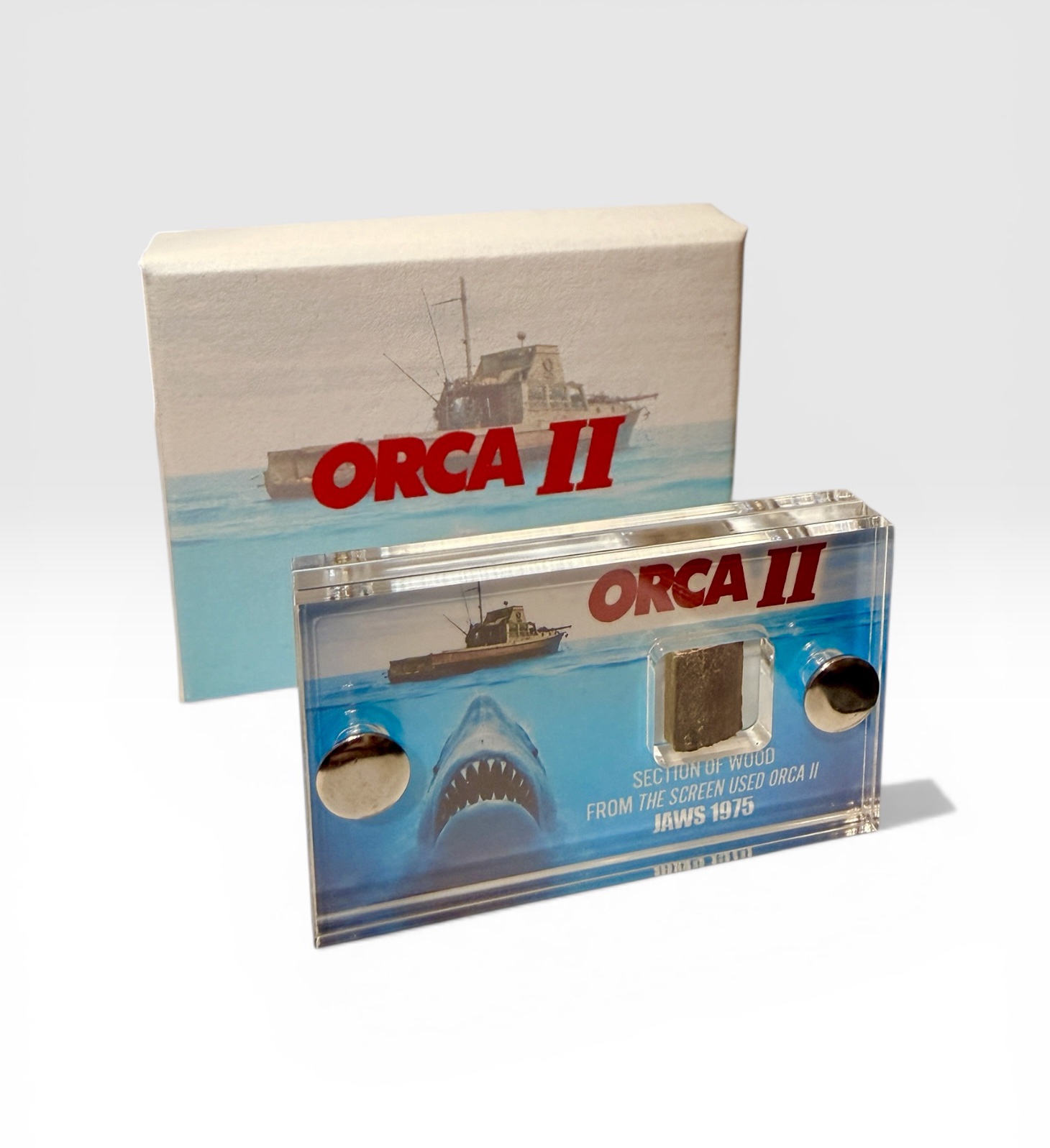 Jaws - Section of The Screen Used Wood from the Orca II