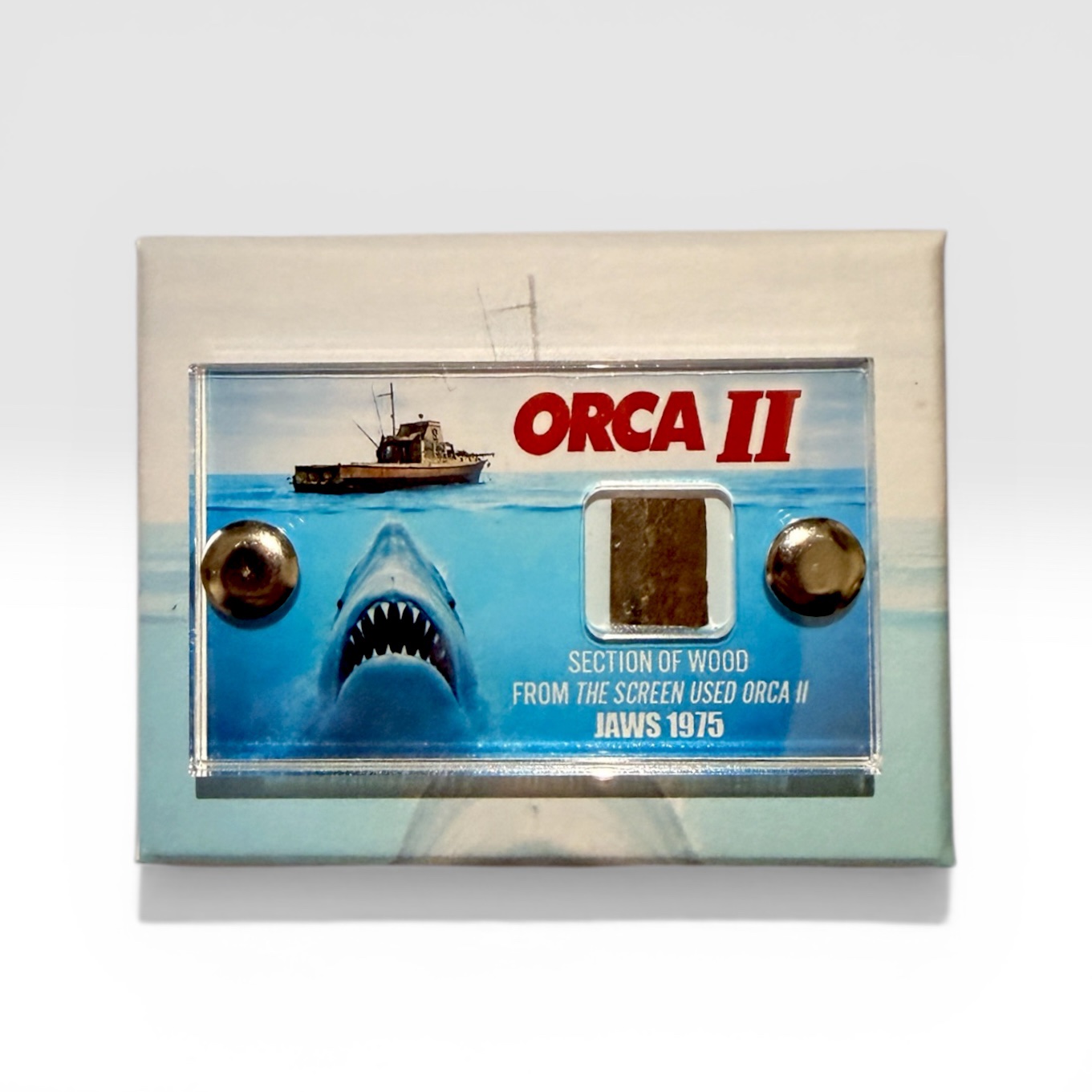 Jaws - Section of The Screen Used Wood from the Orca II - Image 5