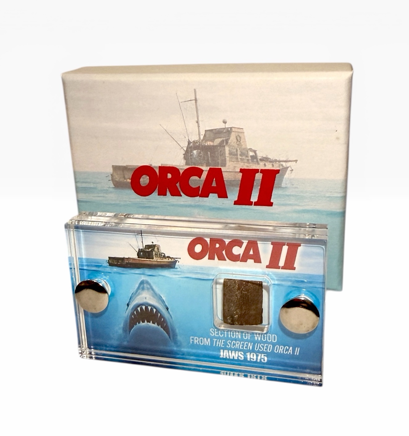 Jaws - Section of The Screen Used Wood from the Orca II - Image 4