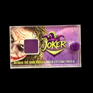 Batman The Dark Knight - Section of Production Joker Costume Fabric Mini Display