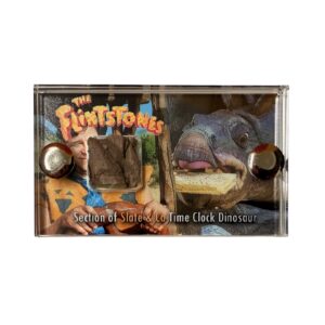 The Flintstones Movie 1994 - Section of Slate & Co Time Clock Dinosaur
